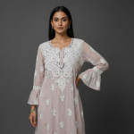 Zohra Sheer Georgette Kurti